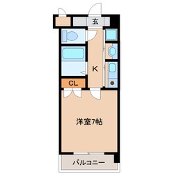 中津駅 徒歩3分 7階の物件間取画像